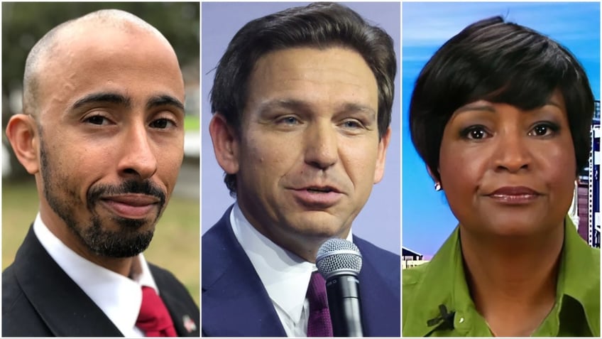 black desantis supporters blast unjust media biden narrative connecting him to jacksonville hate crime