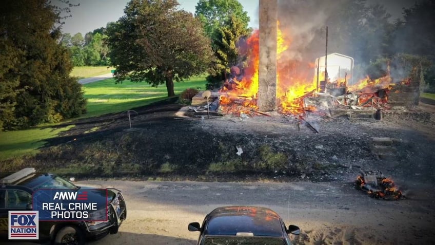 Fire at the Anderson family farm