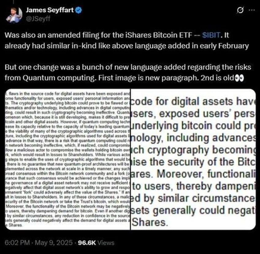 blackrock flags quantum computing as risk for bitcoin etfs
