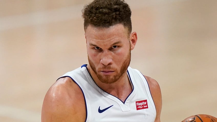 Blake Griffin looks on court