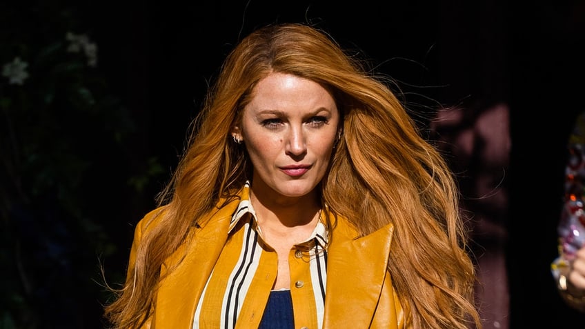 Blake Lively walks in New York City