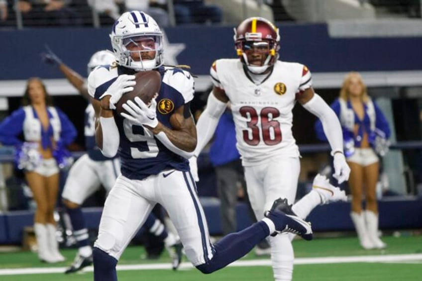 bland prescott help cowboys to 13th straight home win over commanders on thanksgiving