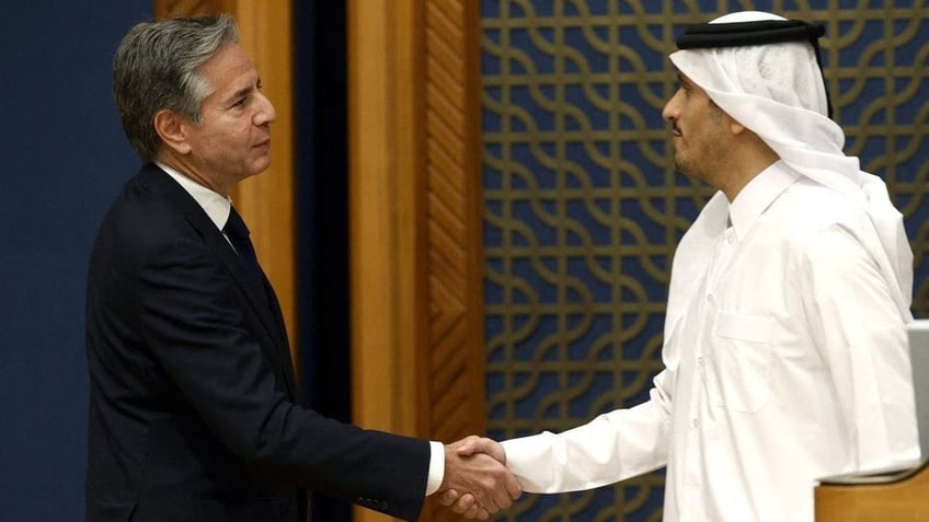 blinken meets qatar pm says israeli actions are not retaliation but defending the lives of its people