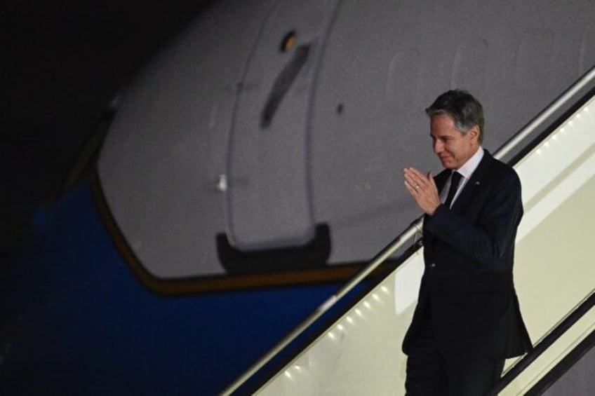 US Secretary of State Antony Blinken arrived late Wednesday in the oil-rich former Portuguese colony's capital Luanda