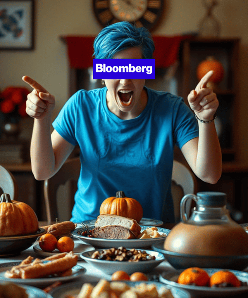 bloomberg ruins thanksgiving gobbling meat is fueling a climate crisis 