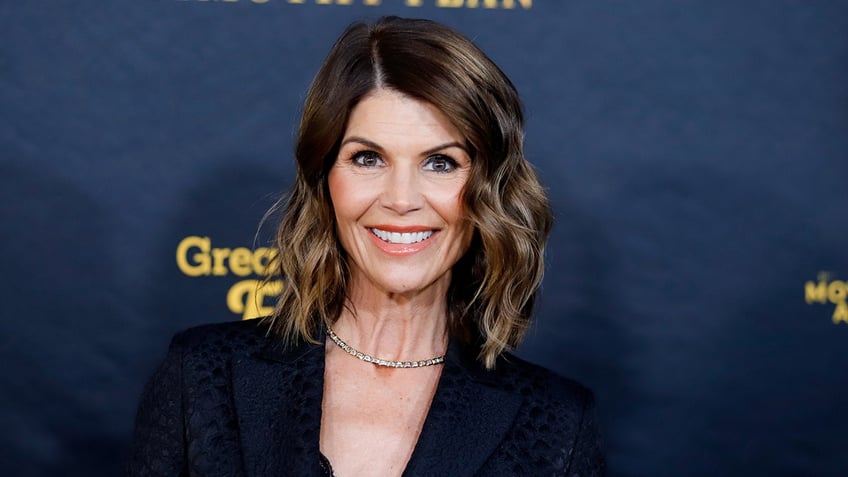 Close up of Lori Loughlin smiling