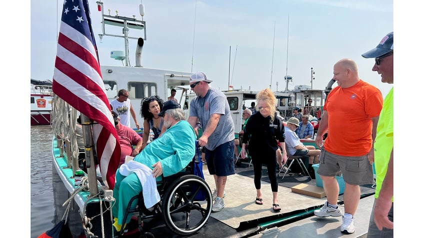 blue collar boaters on boston harbor honor disabled veterans with 65th annual fishing trip