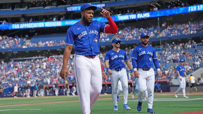 Vladimir Guerrero Jr. walks