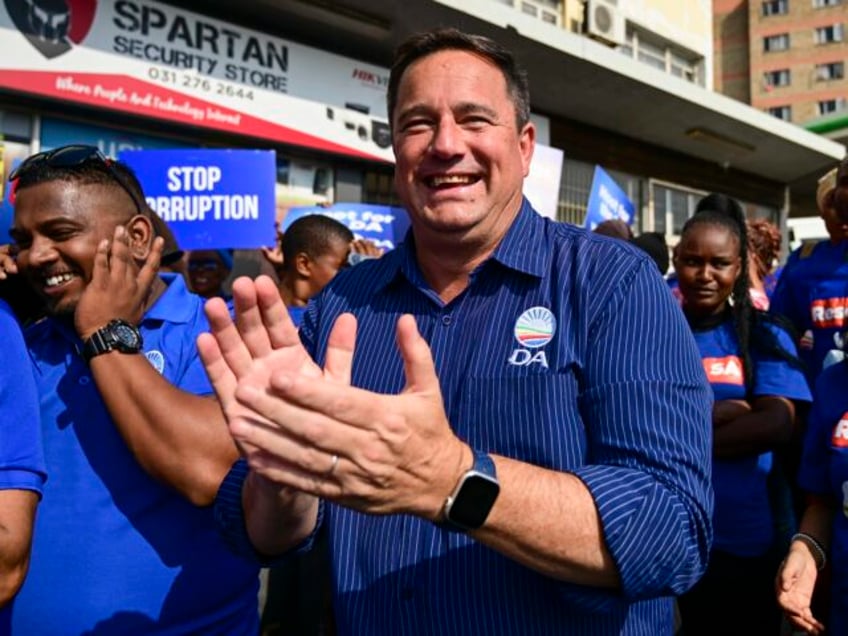 DURBAN, SOUTH AFRICA - MAY 22: John Steenhuisen, DA Federal leader at the Democratic Allia