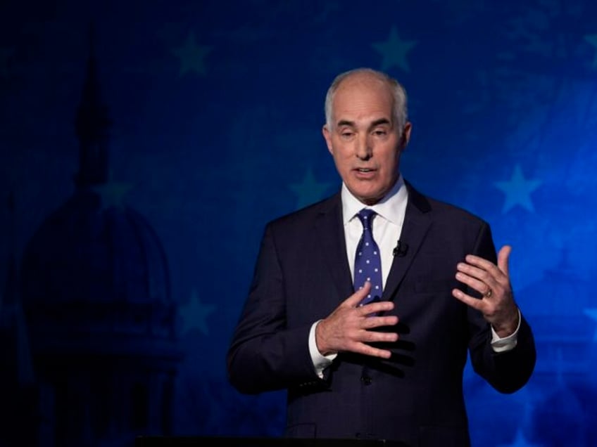 Pennsylvania Senate candidate Sen. Bob Casey, D-Pa., takes part in a debate at the WPVI-TV