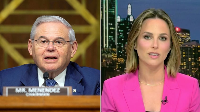 Bob Menendez, MSNBC host Alicia Menendez 