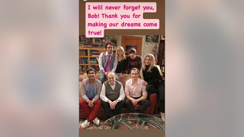 bob newhart with the big bang theory cast