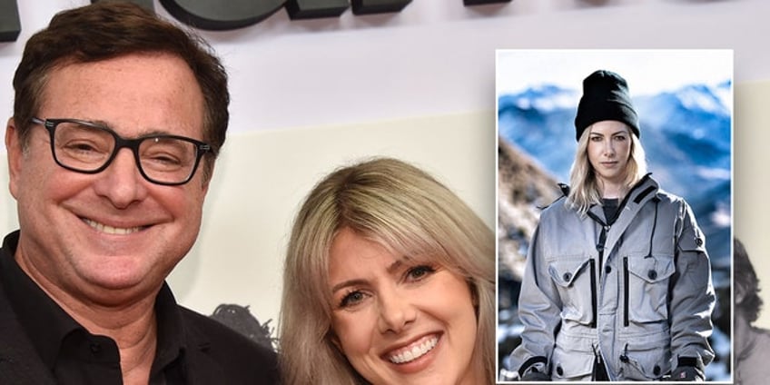 bob sagets widow kelly rizzo says full house star would think shes crazy for joining military show