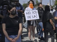 Body found, 100-plus arrested amid violent LA protests of ICE raids