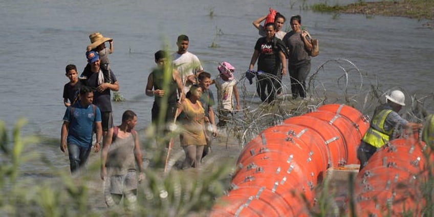 body found stuck in floating us mexico border barrier installed by texas mexico says