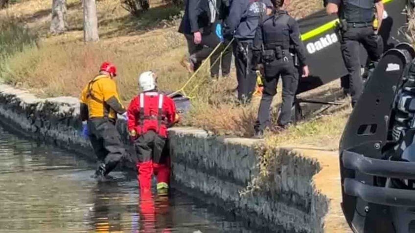 body found stuffed in suitcase floating in california lake gruesome