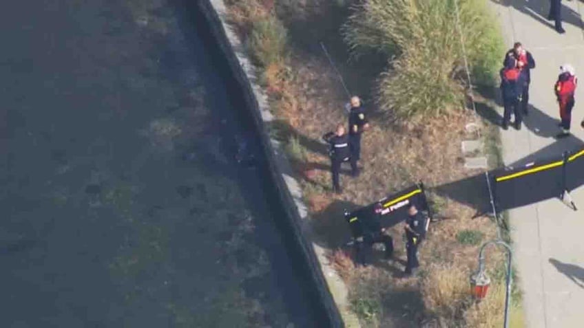 body found stuffed in suitcase floating in california lake gruesome