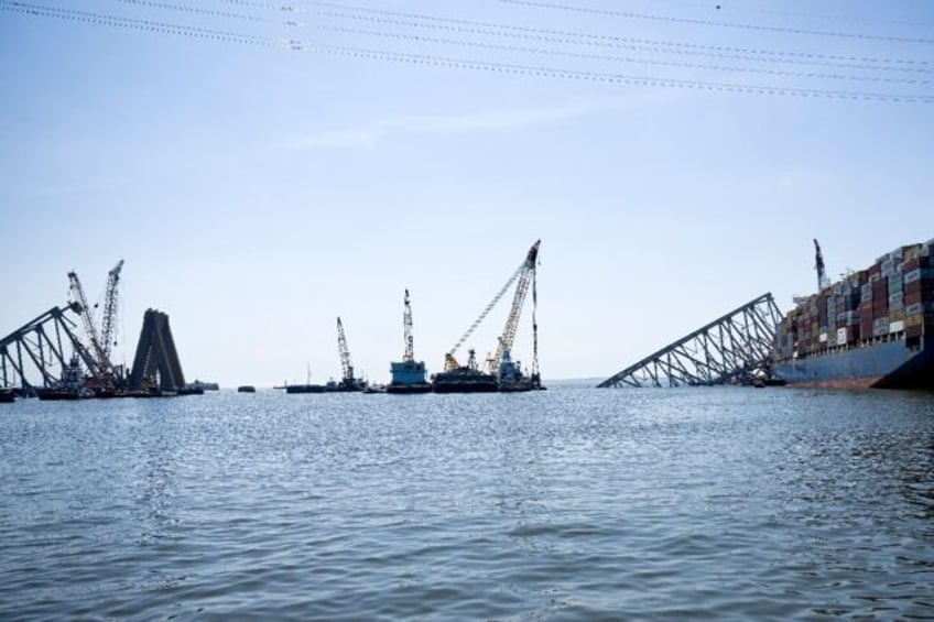 The Francis Scott Key Bridge, a major transit route into the busy port of Baltimore, colla