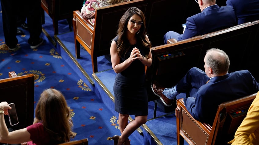 Boebert on House floor