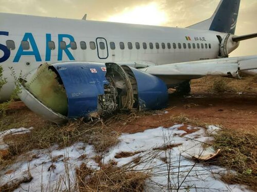 boeing 737 crashes after failed takeoff at african airport 