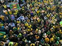Bolsonaro leads rally at site of 2023 Brazil insurrection