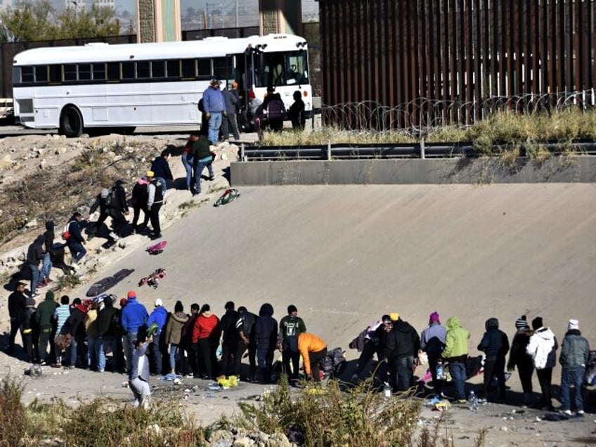 CIUDAD JUAREZ , MEXICO - DECEMBER 12: Hundreds of migrants who left shelters in Juarez yes