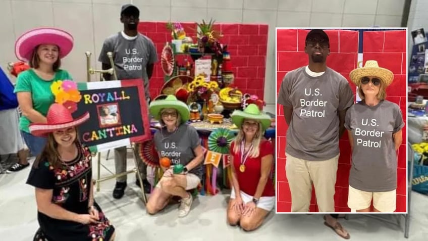 Several staff members at Royall Elementary School