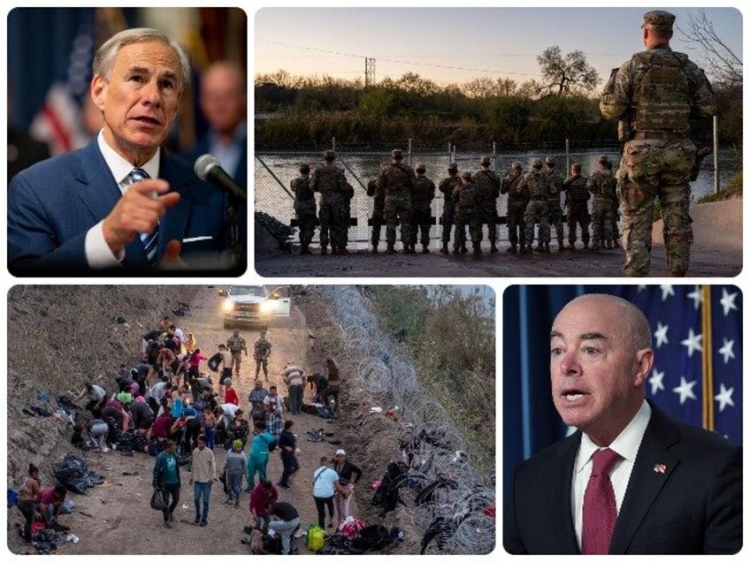 A Texas border showdown is building between the State of Texas and U.S. Department of Homeland Security officials over the seizure of Shelby Park in Eagle Pass. (Getty Impages)