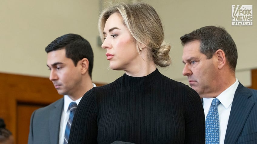 Matthew Nilo, fiancé Laura Griffin and attorney Joseph Cataldo depart the Suffolk County Superior Courthouse