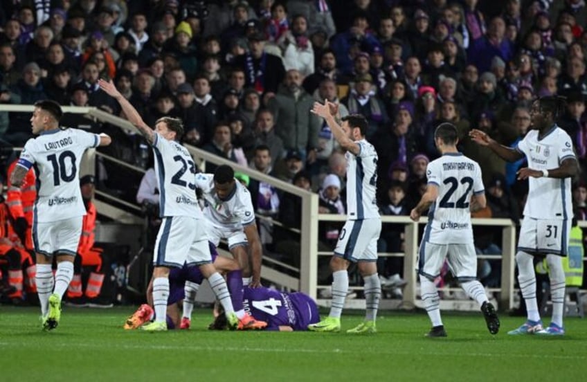 Edoardo Bove collapsed early in Fiorentina's match with Inter Milan in December