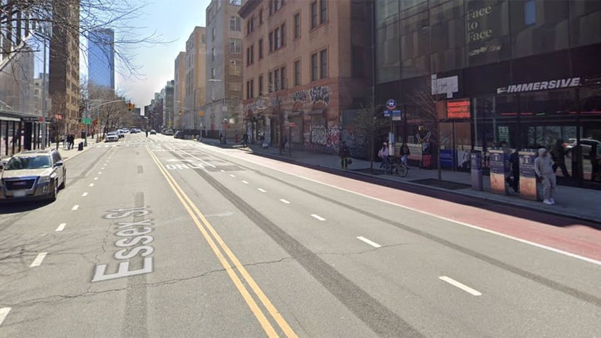 Shot of Essex Street on Manhattan's Lower East Side