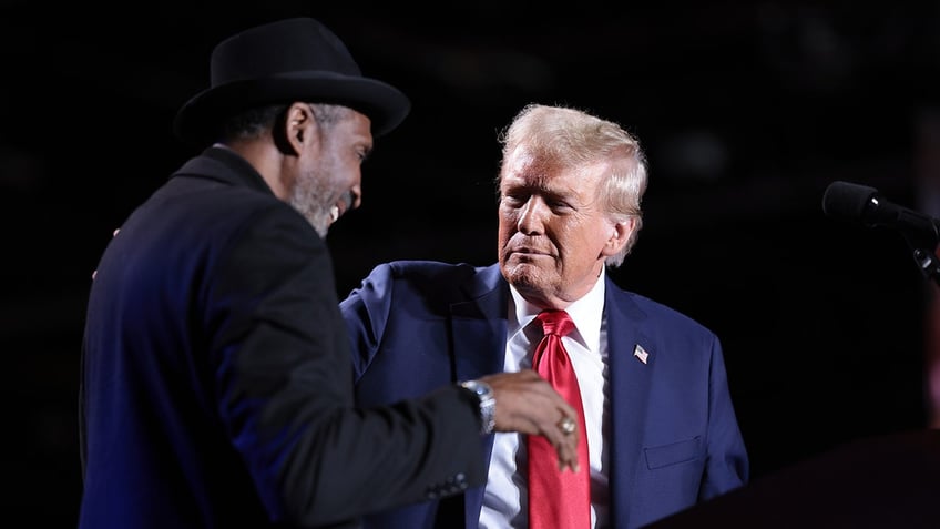 Thomas Hearns with Trump