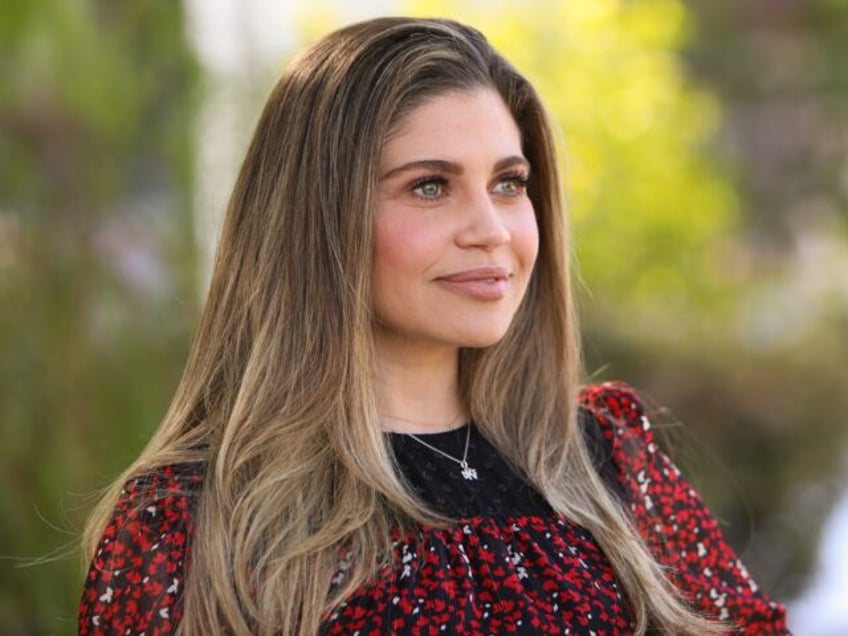 UNIVERSAL CITY, CALIFORNIA - JANUARY 28: Actress Danielle Fishel visits Hallmark Channel's