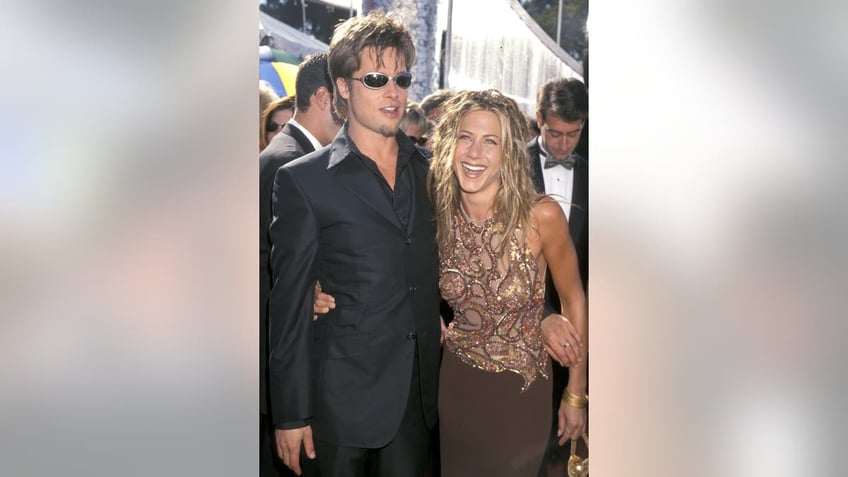 Brad Pitt and Jennifer Aniston at the 1999 Emmys