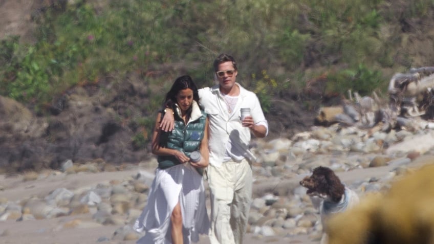 Brad Pitt and Ines de Ramon
