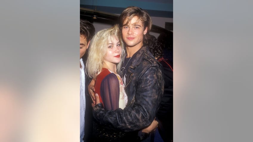 Brad Pitt and Christina Applegate in 1989