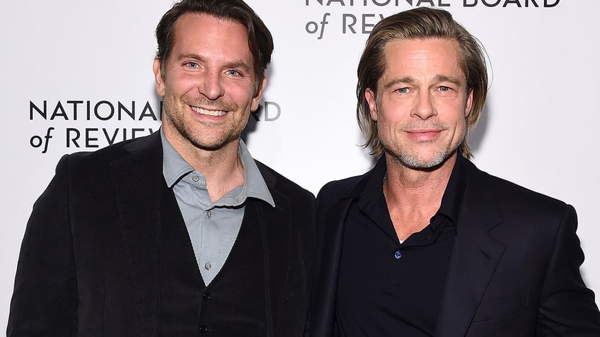 bradley cooper supports brad pitt brooke shields as real life hollywood hero