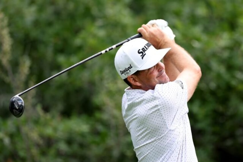 Keegan Bradley grabbed the first round lead at the BMW Championship at Castle Pines Golf C