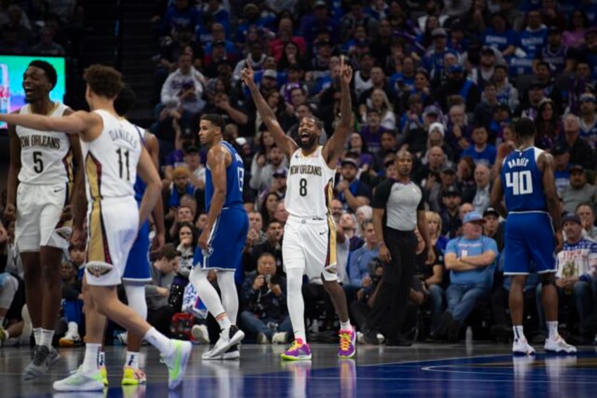 brandon ingram leads the pelicans past the kings 127 117 to advance to in season tournament semis