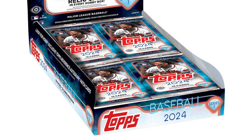 Topps cards with Acuna