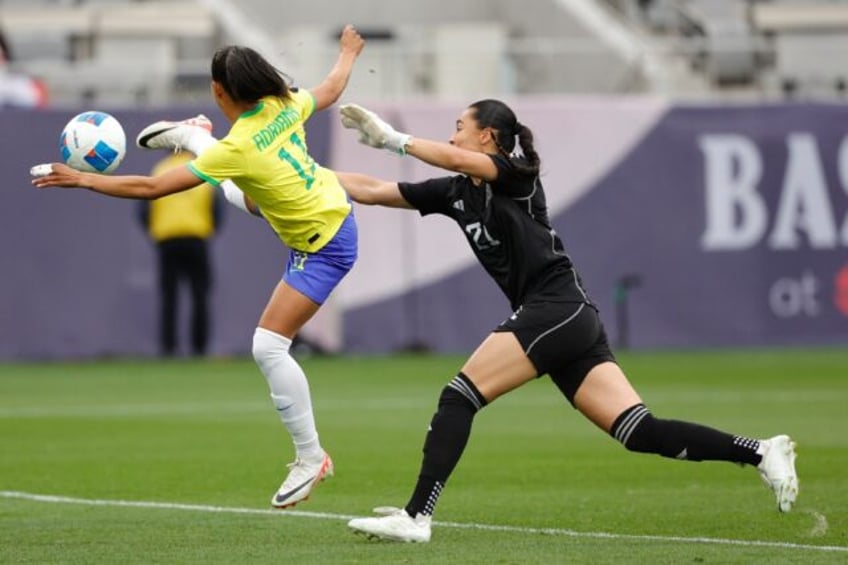 Adriana opened the scoring for Brazil in their 3-0 win over Mexico in the CONCACAF women's