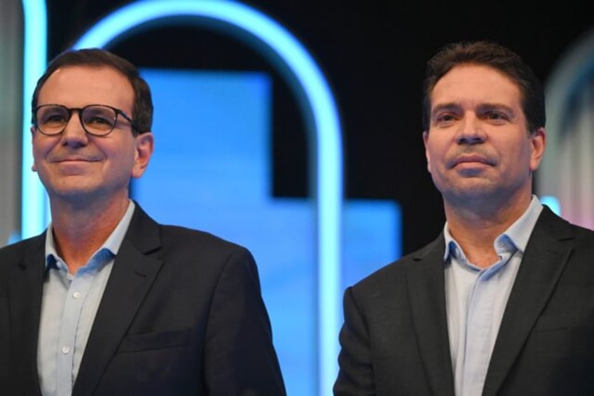 Incumbent Rio de Janeiro Mayor Eduardo Paes (L) and Alexandre Ramagem are among the names