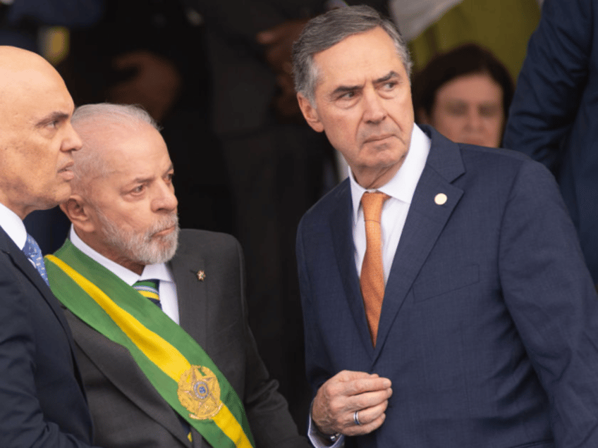 BRASILIA, BRAZIL - SEPTEMBER 7: (L-R) Minister of Federal Supreme Court Alexandre De Morae