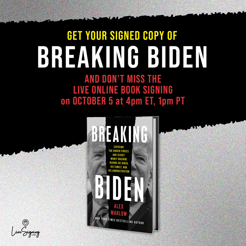 breaking biden online book signing and qa with alex marlow and emma jo morris