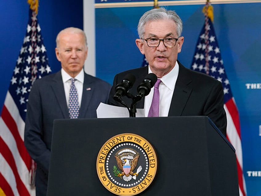 Federal Reserve Chairman Jerome Powell speaks after President Joe Biden announced Powell's nomination for a second four-year term as Federal Reserve chair, during an event in the South Court Auditorium on the White House complex in Washington, Monday, Nov. 22, 2021. Biden also nominated Lael Brainard as vice chair, the …