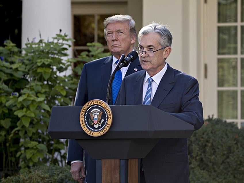 Jerome Powell, governor of the U.S. Federal Reserve and President Donald Trump's nomi