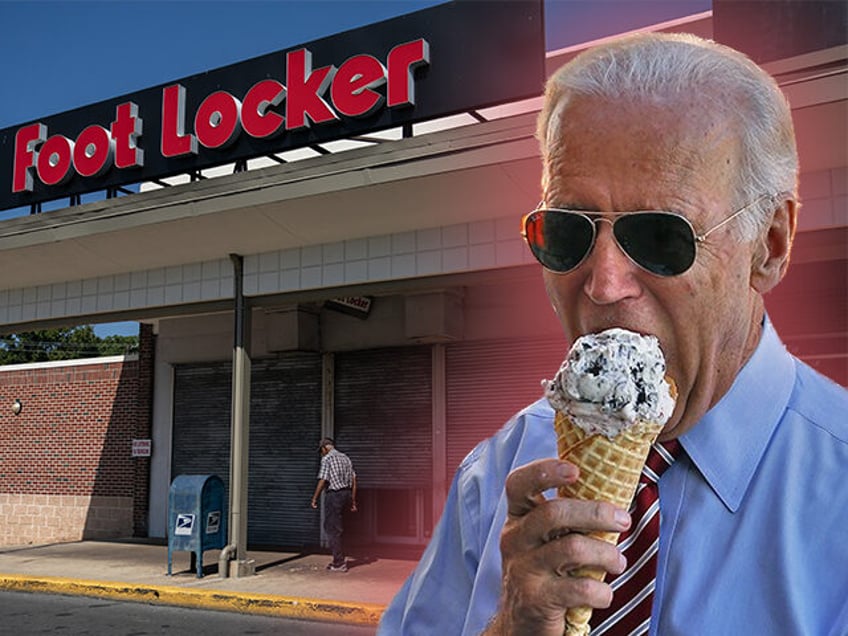 breitbart business digest foot locker is losing a race against bidenflation