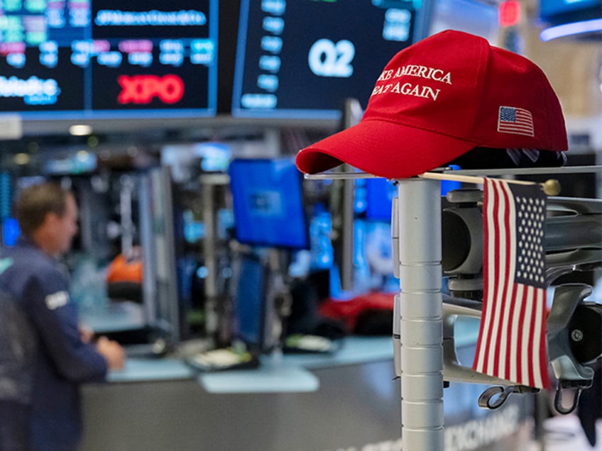 Traders work the floor of the New York Stock Exchange on August 16, 2024. US stocks edged