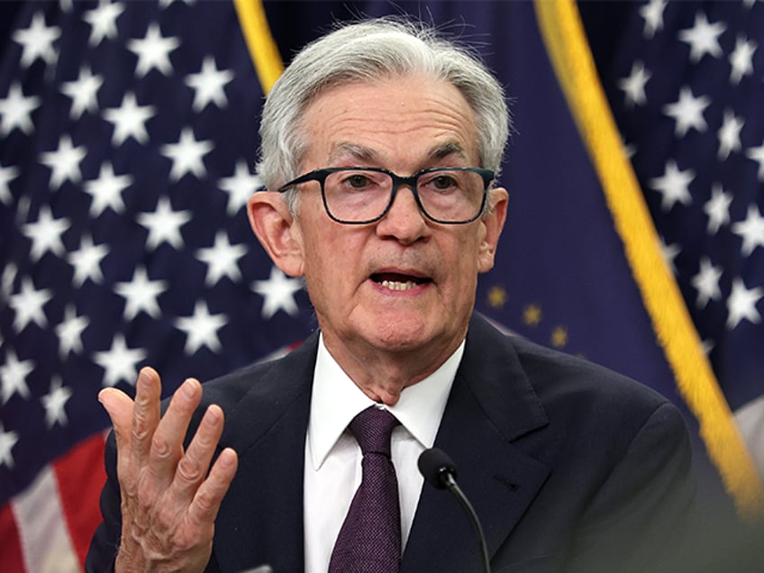 Federal Reserve Chairman Jerome Powell holds a news conference following a Federal Open Ma