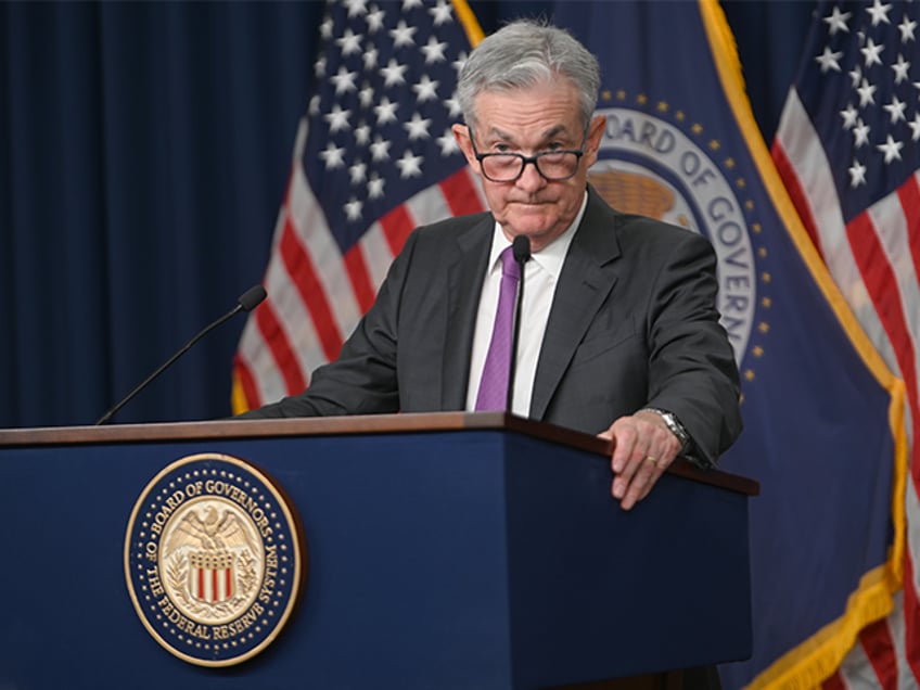 WASHINGTON, DC - JULY 26: U.S. Federal Reserve Chairman Jerome Powell speaks during a news